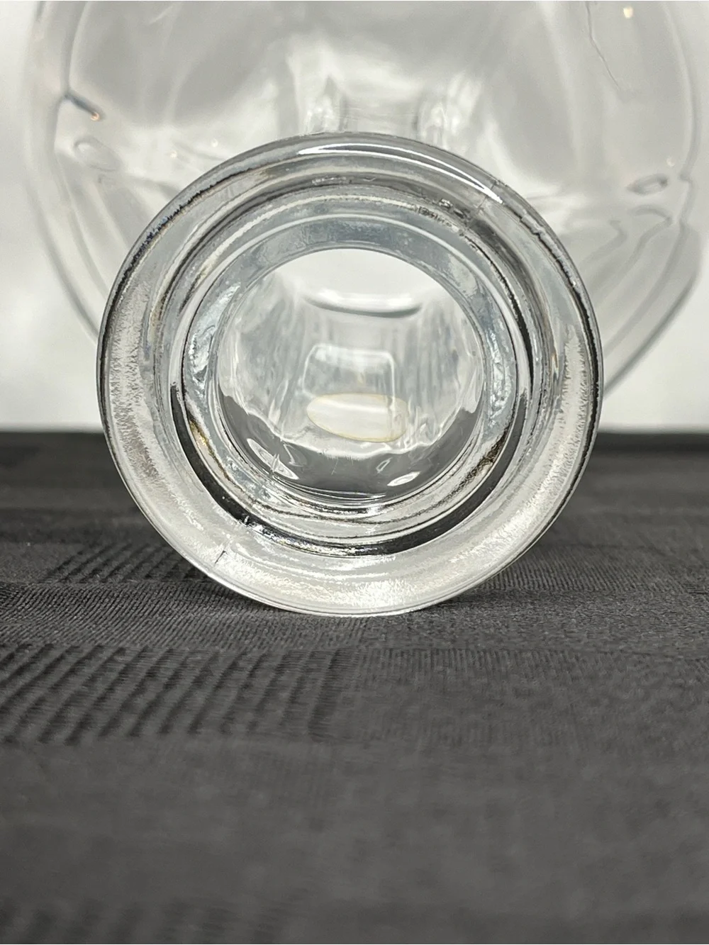 Cristal France 24% Lead Crystal Decanter With Stopper Original Label French